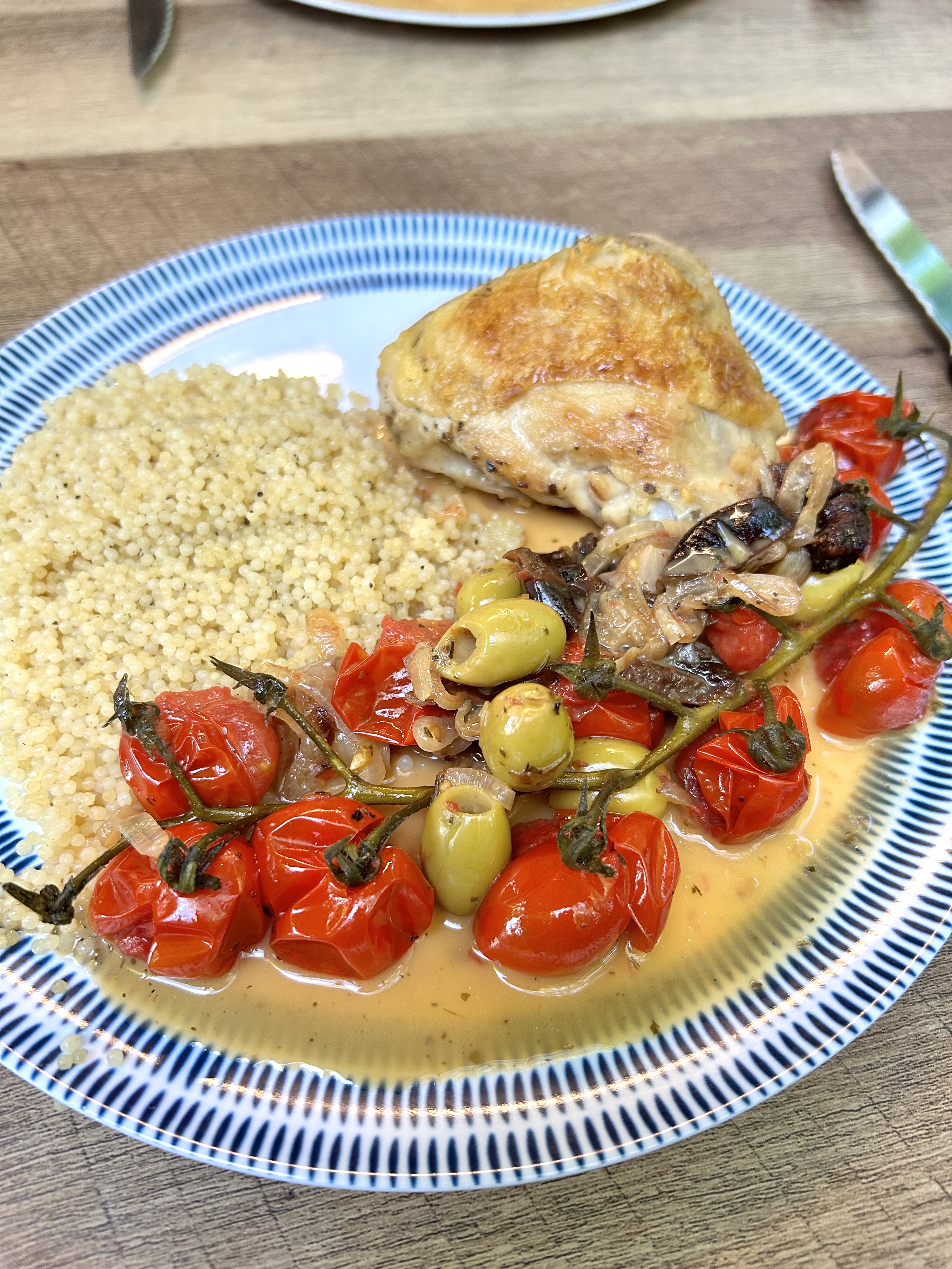 Campervan Cookbook: Chicken Provençale with Couscous