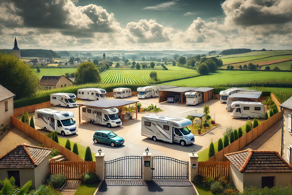 motorhome storage in France