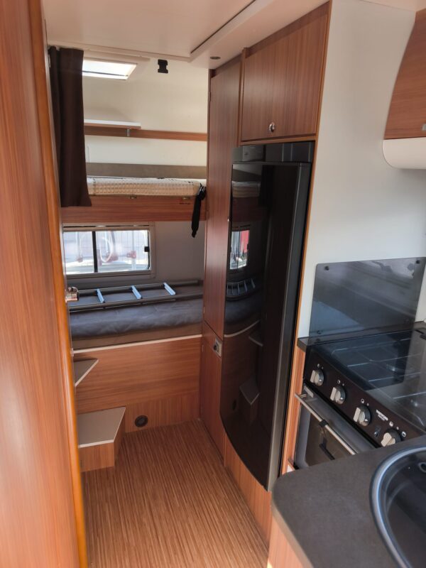 Adria Matrix 650 SK rear bunkbed 2